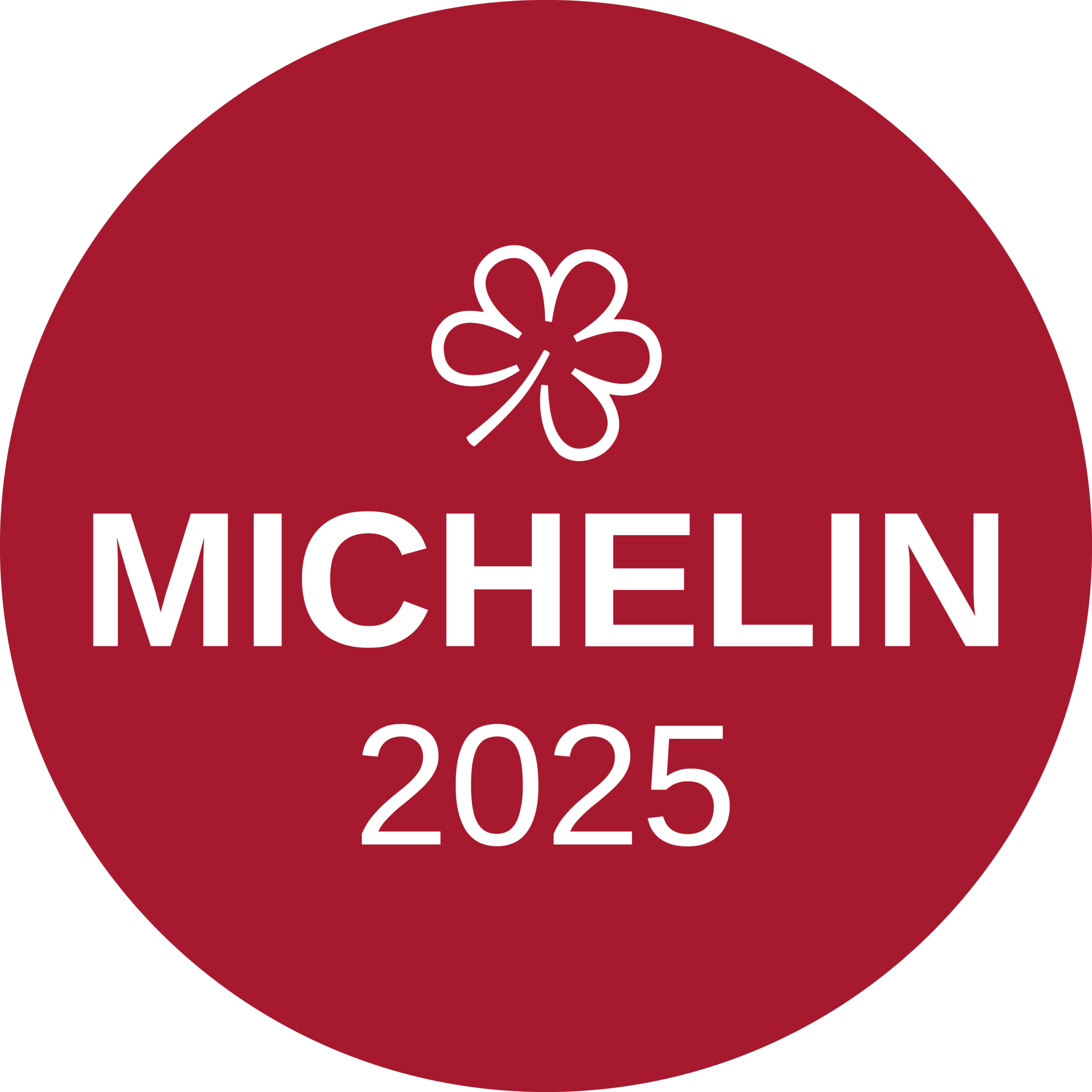 Logo 1 estrella michelín 2025
